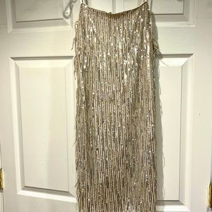 Sequined cocktail dress
